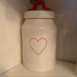 Rae Dunn heart valentines medium canister